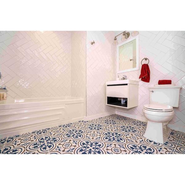 Urbano Pure Bullnose 4 In. X 12 In. Glossy Ceramic Wall Tile, 12PK